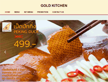 Tablet Screenshot of goldkitchen.com
